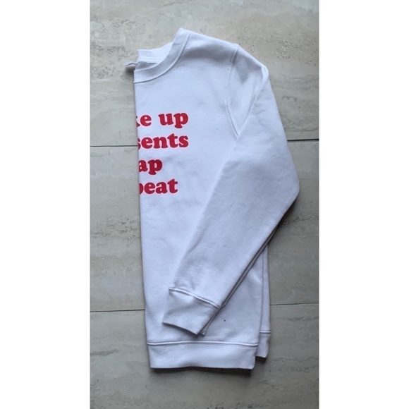 Old Navy Red & White Graphic Christmas Sweatshirt - Picture 4 of 7